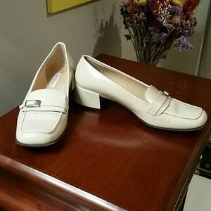 Cream Ann Taylor Loafers